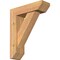 Ekena Millwork Traditional Slat Smooth Bracket w/ Offset Brace, Western Red Cedar, 5 1/2"W x 18"D x 22"H BKT0604X18X22TRA06SWR - alternate 1